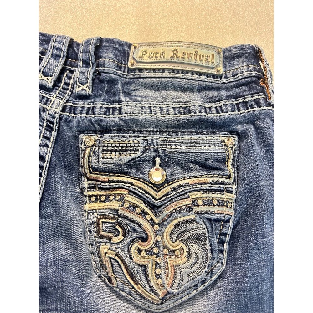 Rock Revival Ferry Mid-Rise Boot Stretch Jean size 32 - Picture 6 of 9